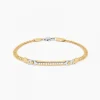 Bracciale  Zancan in oro giallo con diamanti.