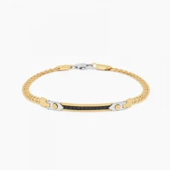 Bracciale  Zancan in oro giallo con diamanti.