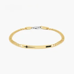 Bracciale  Zancan in oro giallo con diamanti.