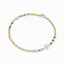Bracciale  Zancan in oro giallo e rosa dei venti