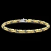 Bracciale Zancan in oro giallo 18kt e diamanti neri.