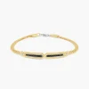 Bracciale  Zancan in oro giallo con diamanti.
