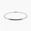 Bracciale  Zancan in oro giallo con diamanti.