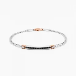 Bracciale  Zancan in oro giallo con diamanti.