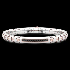 Bracciale Zancan in oro 18kt con diamanti neri.