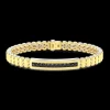 Bracciale Zancan in oro 18kt e diamanti neri.
