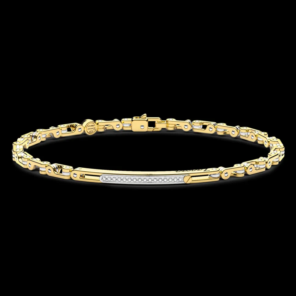 Bracciale Zancan in oro 18kt con diamanti.
