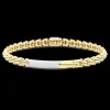 Bracciale Zancan in oro 18kt con targa centrale