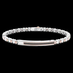 Bracciale Zancan in oro 18kt e diamanti neri.