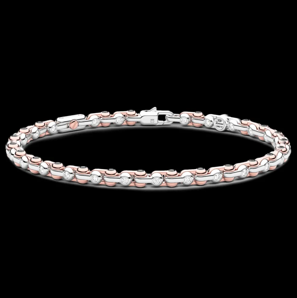 Bracciale Zancan in oro 18kt e diamanti.