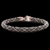 Bracciale Zancan in oro 18kt e ceramica nera.
