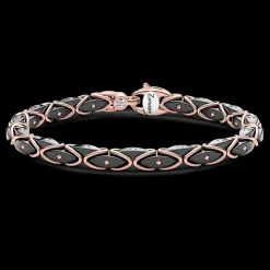 Bracciale Zancan in oro 18kt e ceramica nera.