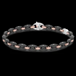 Bracciale Zancan in oro 18kt e ceramica nera.