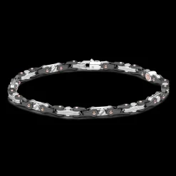 Bracciale Zancan in oro 18kt e ceramica nera.