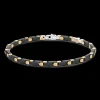 Bracciale Zancan in oro 18kt e ceramica nera.