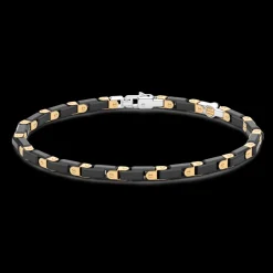 Bracciale Zancan in oro 18kt e ceramica nera.