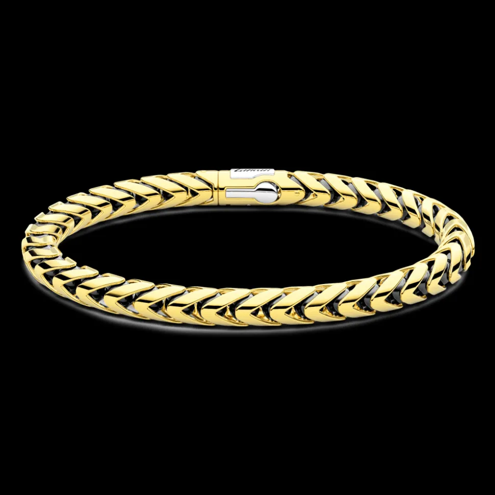 Bracciale Zancan in oro 18kt e ceramica nera.