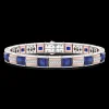 Bracciale Zancan in oro 18kt con zaffiri blu.