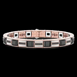 Bracciale Zancan in oro 18kt con diamanti neri.