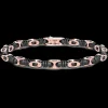 Bracciale Zancan in oro 18kt ceramica e diamanti.