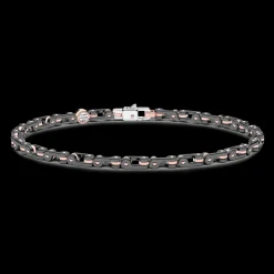 Bracciale Zancan in oro 18kt e ceramica nera.