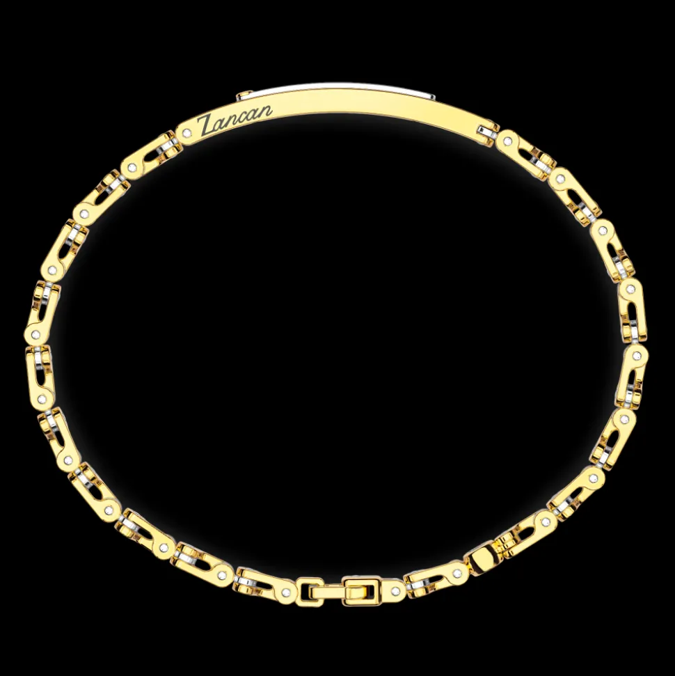 Bracciale Zancan in oro 18kt con diamanti.