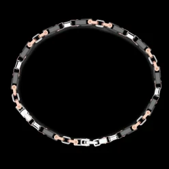 Bracciale Zancan in oro 18kt e ceramica nera.