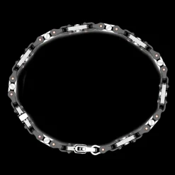 Bracciale Zancan in oro 18kt e ceramica nera.