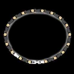 Bracciale Zancan in oro 18kt e ceramica nera.
