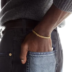 Bracciale Zancan in oro 18kt e ceramica nera.