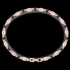 Bracciale Zancan in oro 18kt e ceramica nera.