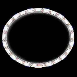 Bracciale Zancan in oro 18kt con zaffiri blu.