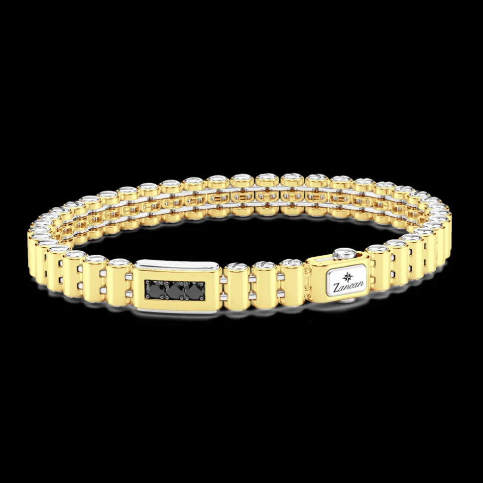 Bracciale Zancan in oro 18kt con diamanti.