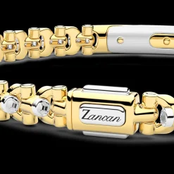Bracciale Zancan in oro 18kt con targa centrale