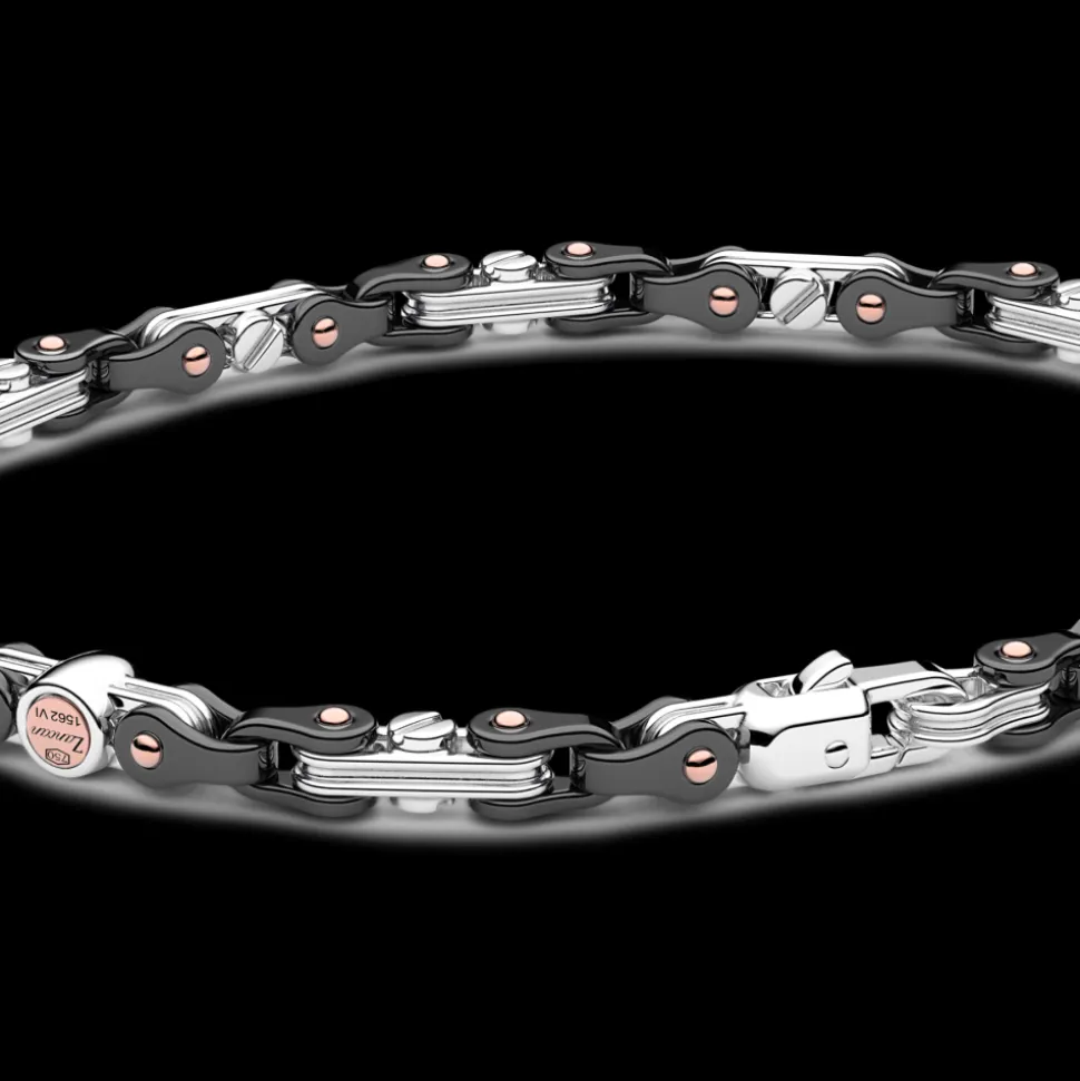 Bracciale Zancan in oro 18kt e ceramica nera.