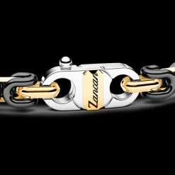 Bracciale Zancan in oro 18kt e ceramica nera.