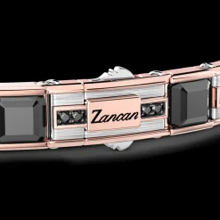 Bracciale Zancan in oro 18kt con diamanti neri.