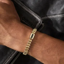 Bracciale Zancan in oro 18kt con diamanti.