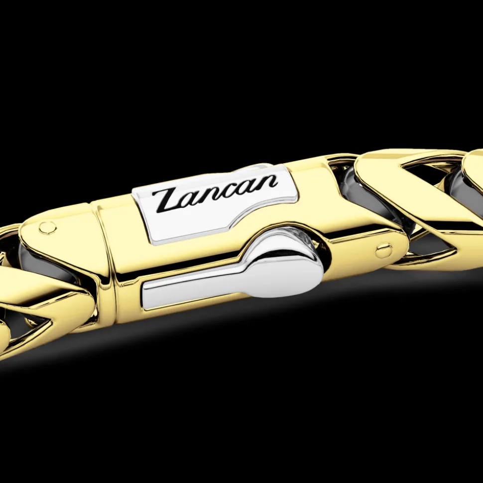 Bracciale Zancan in oro 18kt e ceramica nera.