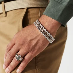 Bracciale Zancan in oro 18kt e diamanti.