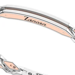 Bracciale Zancan in oro rosa 18k ed argento con targa.