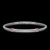 Bracciale Zancan in pelle naturale con targa in argento.