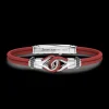 Bracciale Zancan in pelle naturale con nodo in argento.