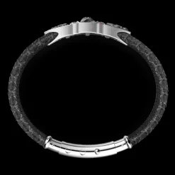 Bracciale Zancan in pelle di con teschio.