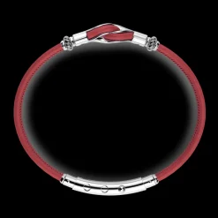 Bracciale Zancan in pelle naturale con nodo in argento.