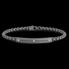 Bracciale Zancan in Titanio e Oro 18 kt con Diamanti | Collezione Eternity Titanium