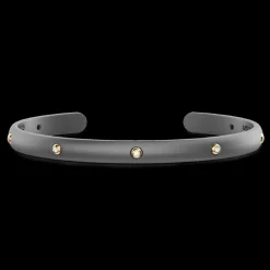 Bracciale Zancan in Titanio, Oro 18kt e Diamanti | Lusso Made in Italy