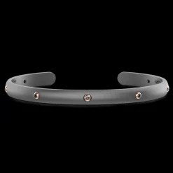 Bracciale Zancan in Titanio, Oro 18kt e Diamanti | Lusso Made in Italy