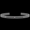 Bracciale Zancan in Titanio, Oro 18kt e Diamanti | Lusso Made in Italy