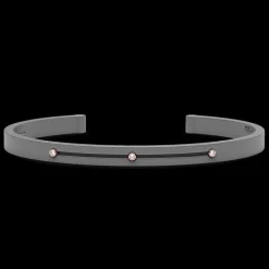 Bracciale Zancan in Titanio, Oro 18kt e Diamanti | Lusso Made in Italy